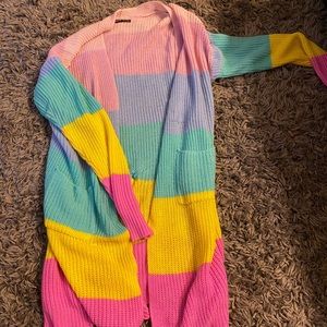 Rainbow cardigan